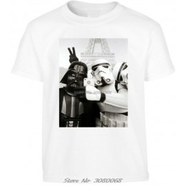 Star Wars Darth Vader jedis Selfie Stormtrooper divertido hombres camiseta Regalo de Cumpleaños algodón camiseta Harajuku Tops m