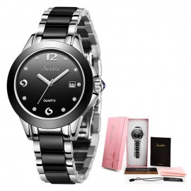 SUNKTA 2019 nuevo reloj de oro rosa para mujer, relojes de cuarzo, reloj de pulsera de lujo para mujer, reloj para niñas, reloj 