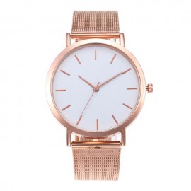 Relojes de moda para mujer Simple romántico oro rosa reloj de pulsera para mujer reloj femenino reloj de mujer Dropship