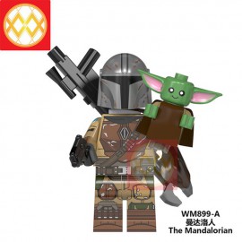 LEGOED Starwars bebé Yoda los caballeros mandalorianos de ren Star Wars conjuntos bloques de construcción figuras juguetes para 