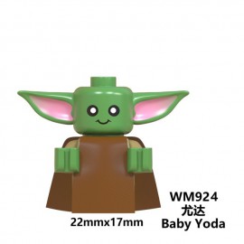 Nuevo LEGOED Starwars mandaloriano bebé Yoda de los Caballeros de ren Ray MINIFIGURED imperio robot estrella mandalorianos guerr