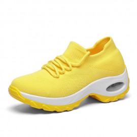 6 colores de amortiguación de aire zapatillas para correr para mujer Zapatillas de deporte de malla transpirable Casual Swing za