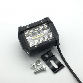 60W LED Barra de luz LED luces de trabajo conducción luces antiniebla para todoterreno camión coche ATV SUV Jeep