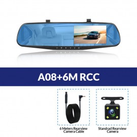 E-ACE Car Dvr cámara de 4,3 pulgadas Full HD 1080P cámara automática espejo retrovisor con DVR y grabadora de cámara Dashcam Car