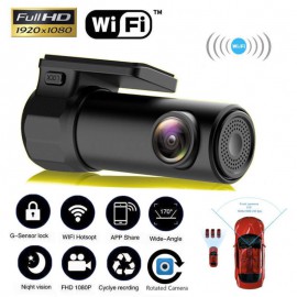 Full HD 1080P WiFi coche DVR vehículo Cámara Dash Cam visión nocturna gran angular grabadora de vídeo G-Sensor para teléfonos in