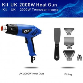 Pistola de calor PROSTORMER de 2000W pistola de calefacción eléctrica de 220V herramienta Industrial de aire caliente Temperatur
