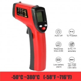 Vastar Digital GM320 termómetro infrarrojo sin contacto medidor de temperatura pirómetro IR pistola de punto láser-50 ~ 380 Cels