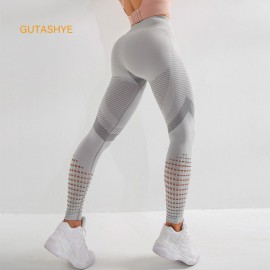 Alta cintura leggings de deporte ropa deportiva gimnasio pantalones de yoga mujer fitness Pantalones mujer yoga corriendo Pantal