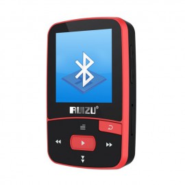 Nueva llegada Original RUIZU X50 deporte Bluetooth reproductor MP3 8gb Clip Mini con soporte de pantalla FM, grabación, E-Book, 