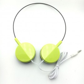 3,5mm auriculares estéreo con cable sobre la oreja auricular grande para MP3 \ MP4 \ PC \ auriculares de música para teléfono