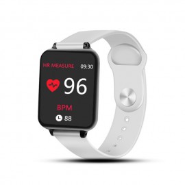 Relojes inteligentes B57 deportes impermeables para iphone smartwatch con monitor de ritmo cardíaco funciones de presión arteria