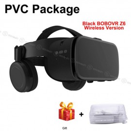 BOBO VR Z6 3D gafas de actualización Bluetooth caja de gafas de realidad Virtual Google Cardboard inalámbrico VR casco para 4,7-