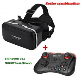 Gafas VR SHINECON G04 de realidad Virtual 3D VR para teléfonos inteligentes Android iOS de 4,7-6,0 pulgadas