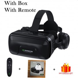 VR Shinecon 10,0 Casque casco 3D gafas Realidad Virtual auricular para iPhone Smartphone Android Teléfono Inteligente gafas Lune