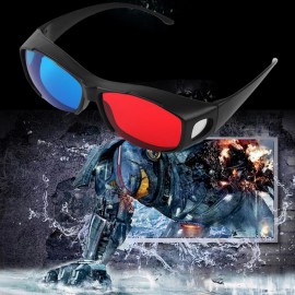 Universal tipo 3D gafas TV película anaglifo dimensional Video marco 3D visión gafas DVD juego vidrio rojo y azul Color