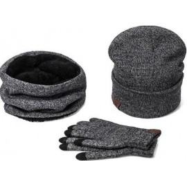 Marca de diseño de bufanda de mujer conjunto de guantes de tres piezas de invierno cálido conjunto de sombreros femeninos bufand