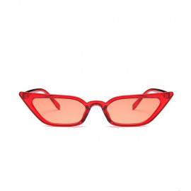 Retro rojo ojo de gato gafas de sol de las mujeres tonos Vintage leopardo Rosa lente gafas de mujer gafas de sol de la marca de 